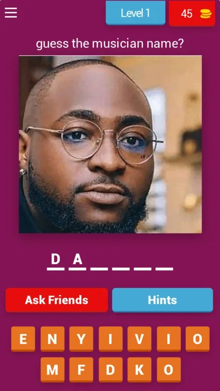 celebrities name for Android - Engaging Quiz Game