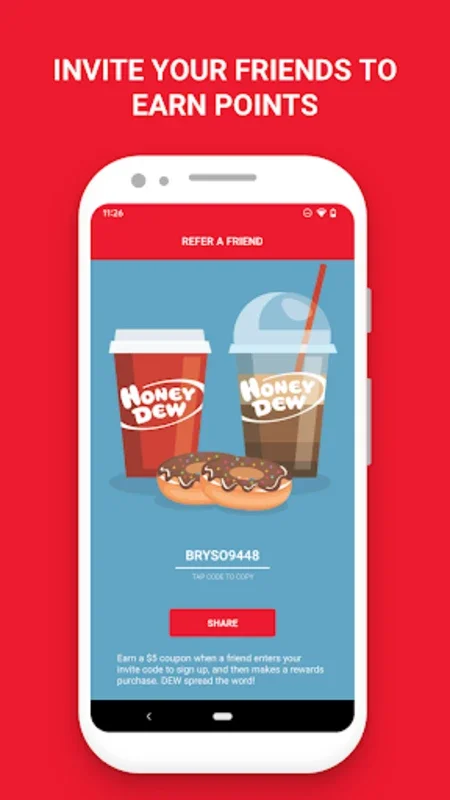 Honey Dew Donuts for Android - Enhanced Coffee and Donut Experience