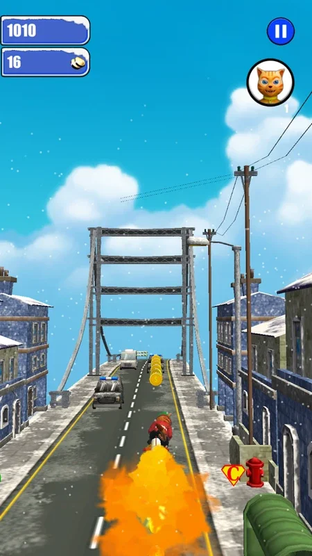 Leo Cat Ice Run - Frozen City for Android: A Snowy Adventure