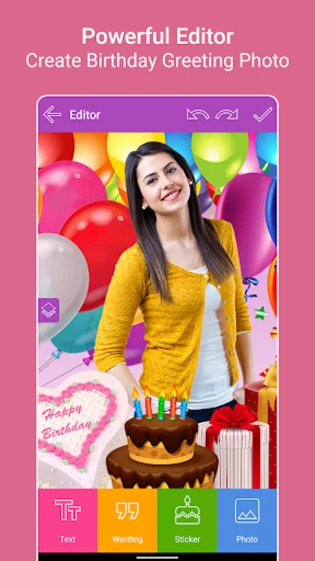 Birthday Greeting Cards Maker for Android - Create Personalized Cards Easily