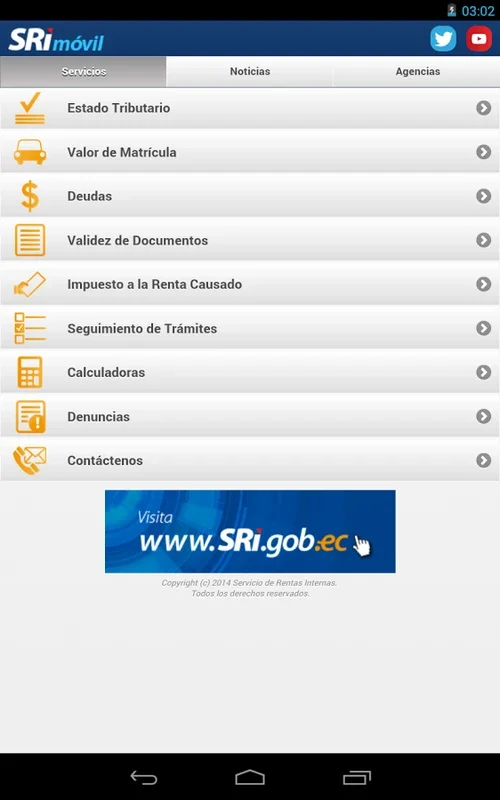 SRI Móvil for Android - Simplify Tax Management