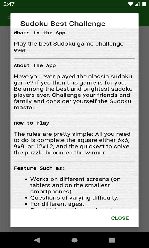 Sudoku Best Challenge for Android - Engaging Puzzle Game