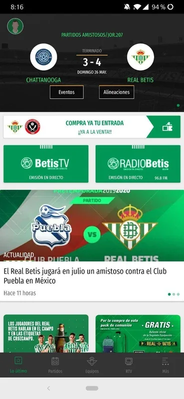 Real Betis Balompié for Android - Stay Connected to Sevilla FC