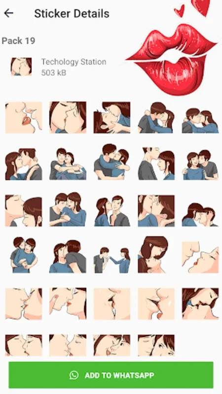 Love Stickers for WhatsApp :WA for Android - Express Love with Ease