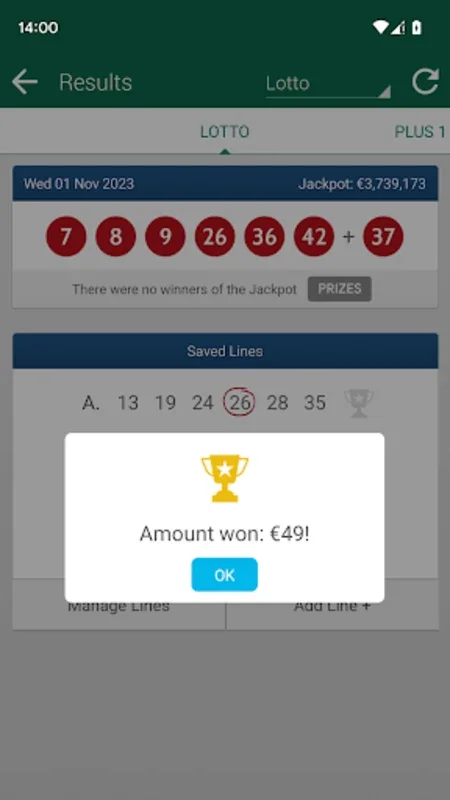 My Lotto Ireland for Android - Get Lottery Tools on Your Device