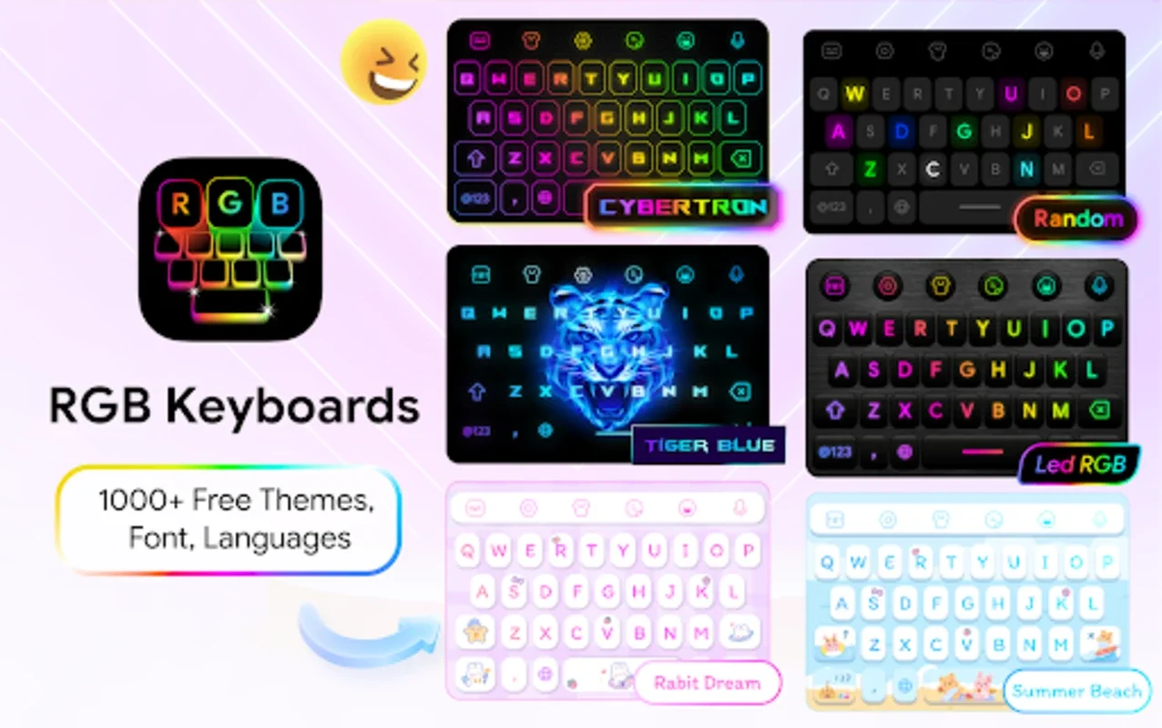 Neon Led Keyboard: Emoji, Font for Android - Download the APK from AppHuts