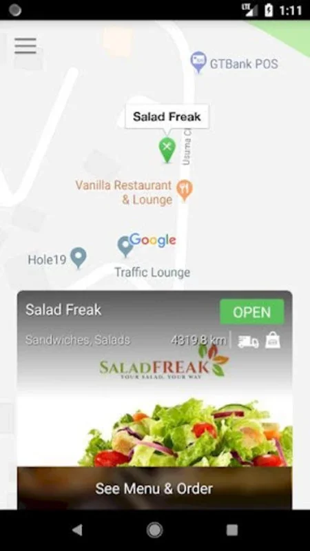 Salad Freak! for Android - Personalized Healthy Meal Delivery