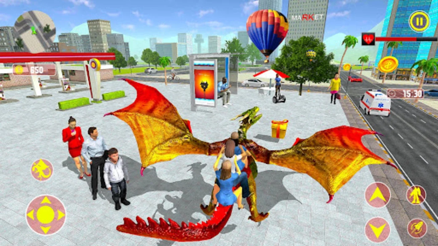 Flying Dragon Simulator Game3D for Android - Unrivaled Taxi Sim