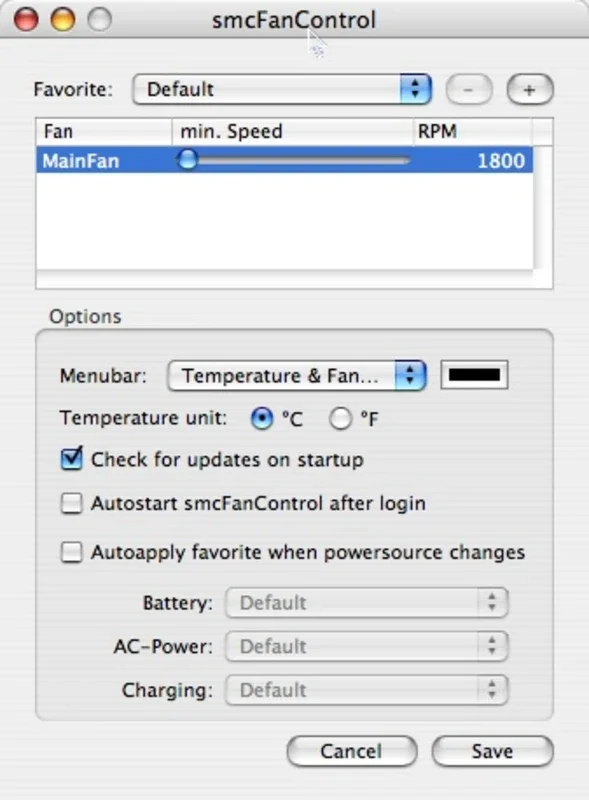 smcFanControl for Mac - Optimize Fan Speeds