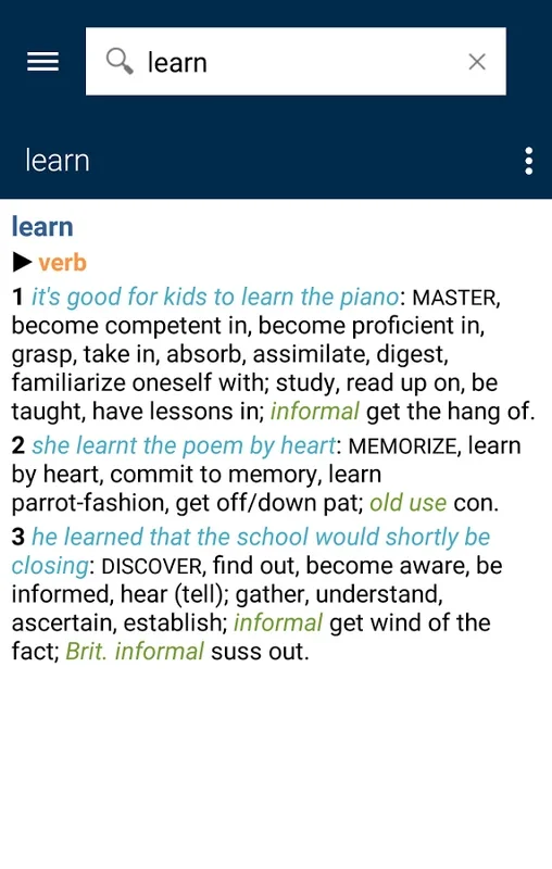 Concise Oxford Thesaurus for Android - No Downloading Needed