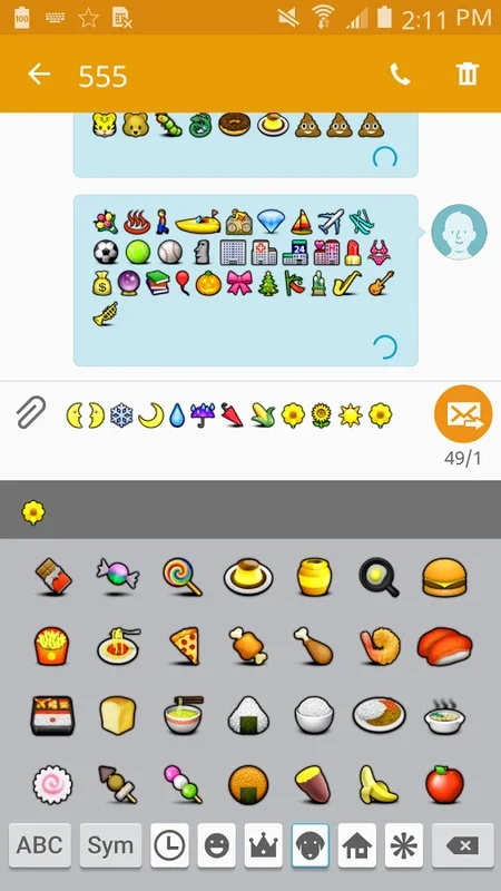 Emoji 1 Free Font Theme for Android: Personalize Images