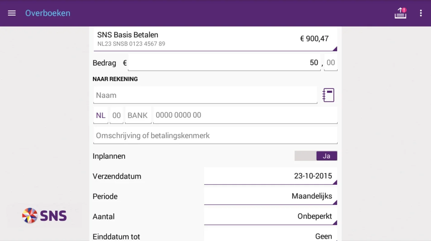 SNS Mobiel for Android: Convenient Banking App