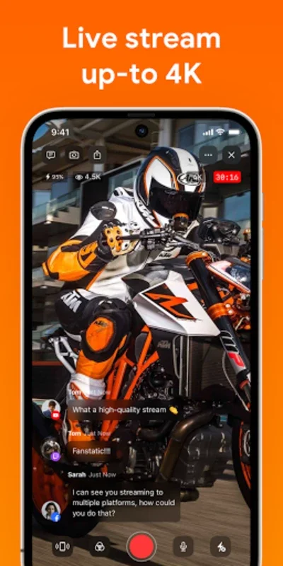 Live Now - Live Stream for Android: Quality Screen Recording and Streaming