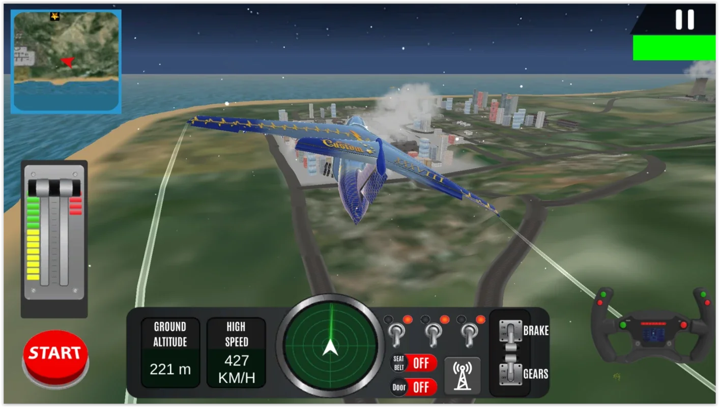 City Airplane Flight Simulator for Android - Thrilling Missions Awaits