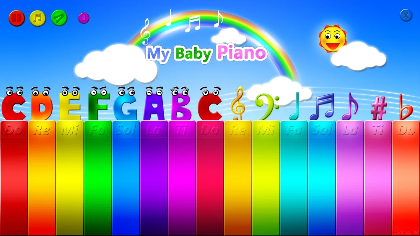 My baby piano for Android - A Musical Learning App for Kids