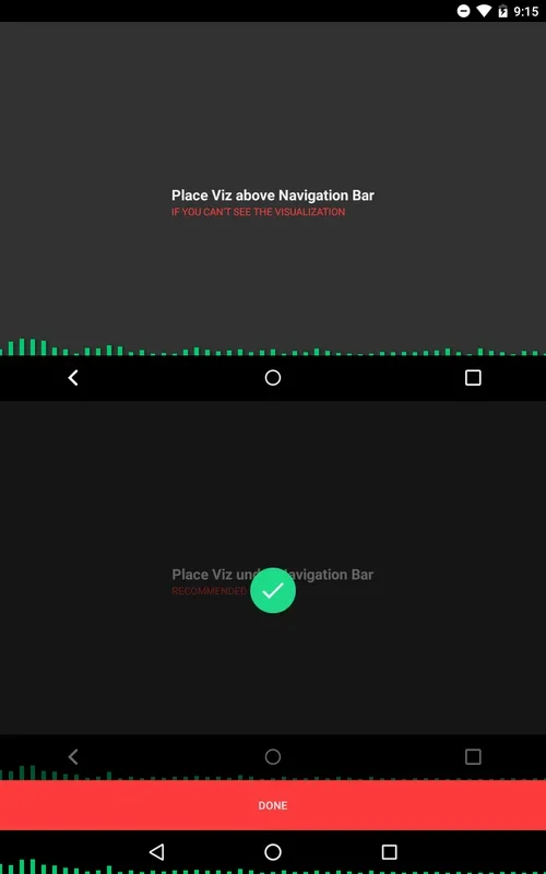 MUVIZ Nav Bar Audio Visualizer for Android - Customizable Visuals