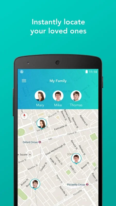 Locategy for Android - Keep Track of Your Kids