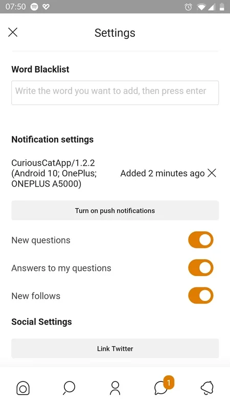 CuriousCat for Android: Engaging Q&A App