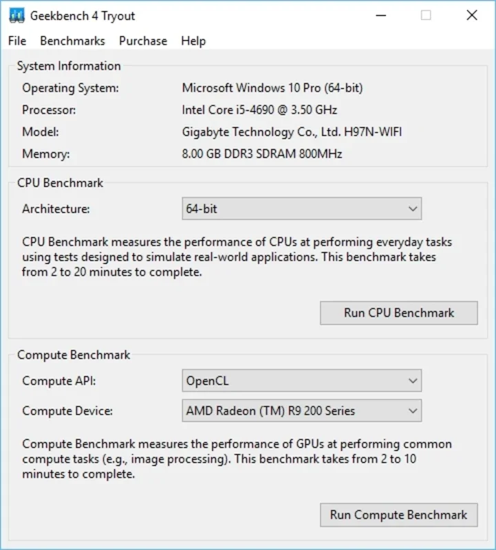 Geekbench for Windows: Perform PC Performance Tests