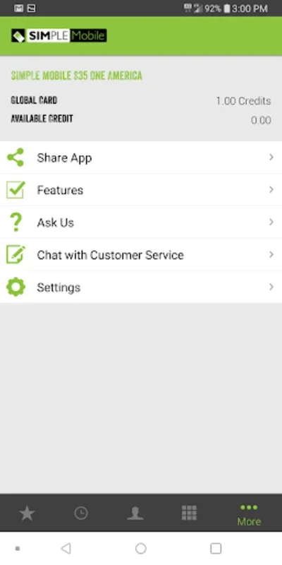 Simple Mobile for Android - Streamline International Calls