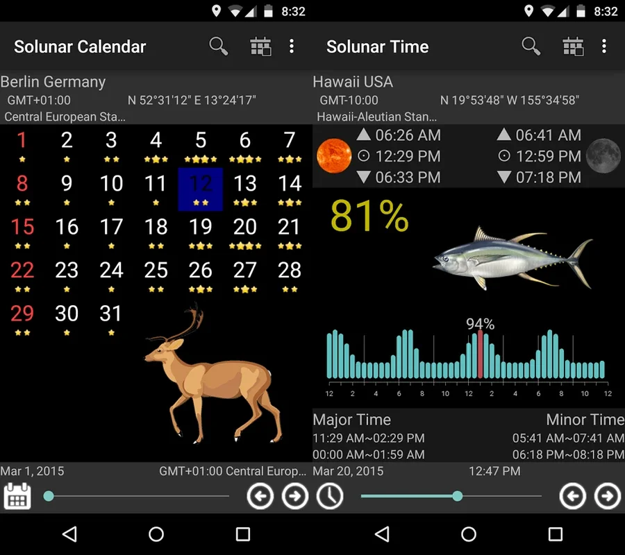 Living in the Sun - Free for Android: Predict Sun & Moon Positions