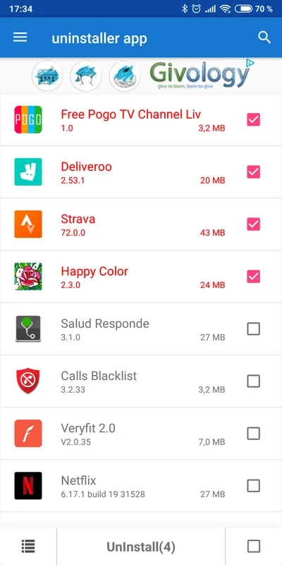 Uninstaller App for Android - Quickly Remove Apps