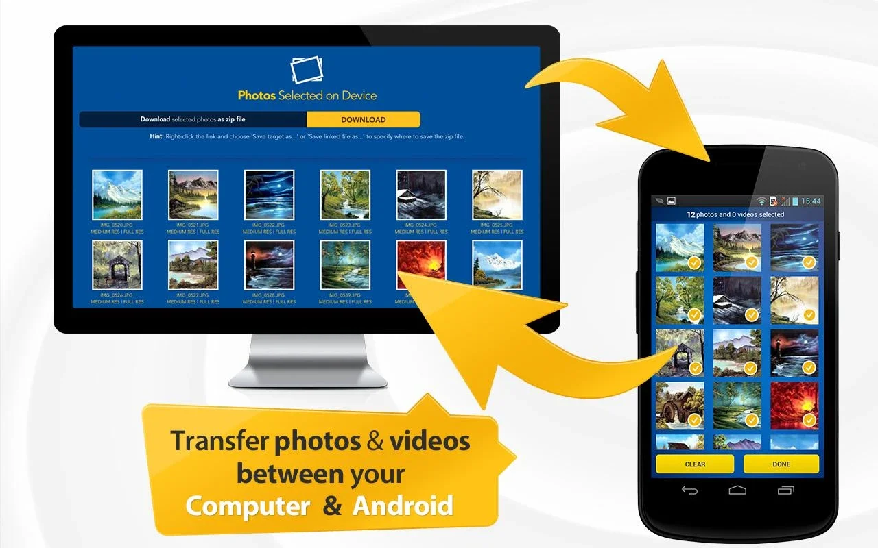 Photo Transfer for Android - Download the APK from AppHuts