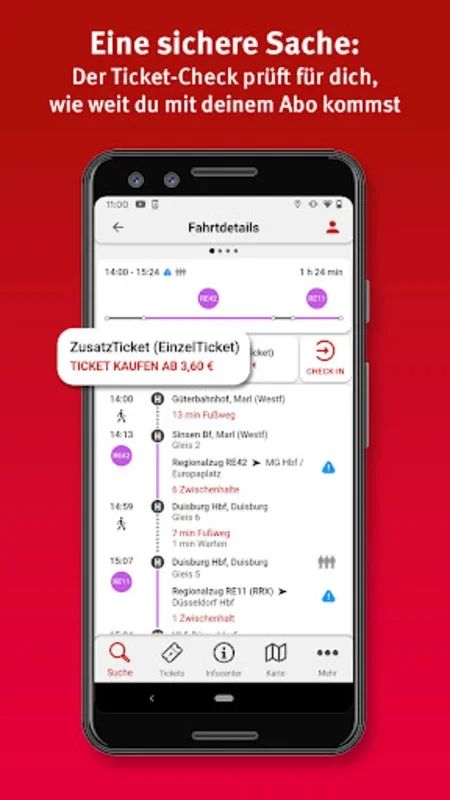 Vestische App for Android - Comprehensive VRR Travel Aid