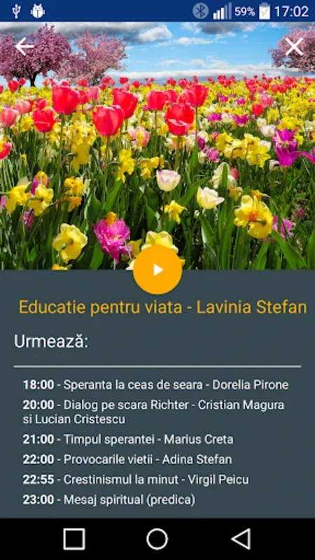 Radio Vocea Speranței for Android - Rich Radio Experience