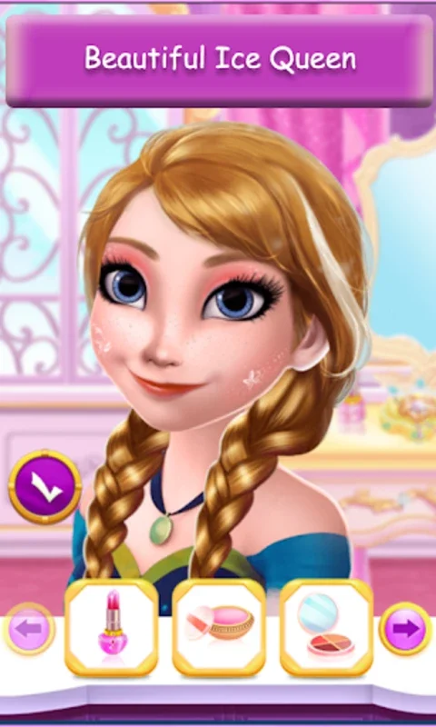 Sisters Red Dressup Makeup for Android - Royal Fashion Fun