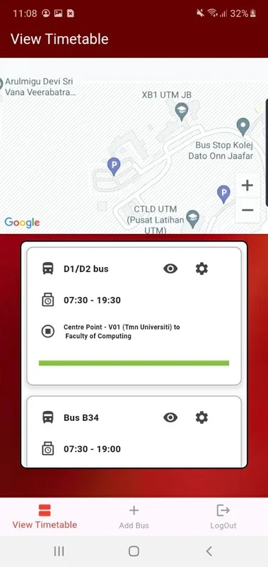 BusTrack for Android - Track Buses with Ease