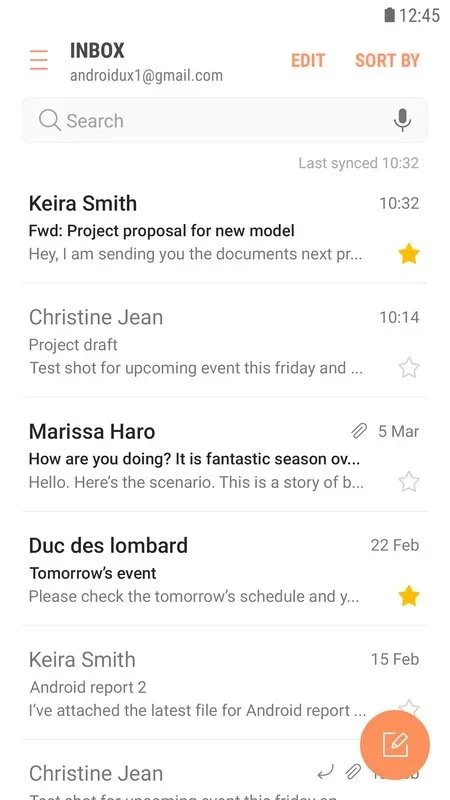 Samsung Email for Android - Manage Multiple Accounts