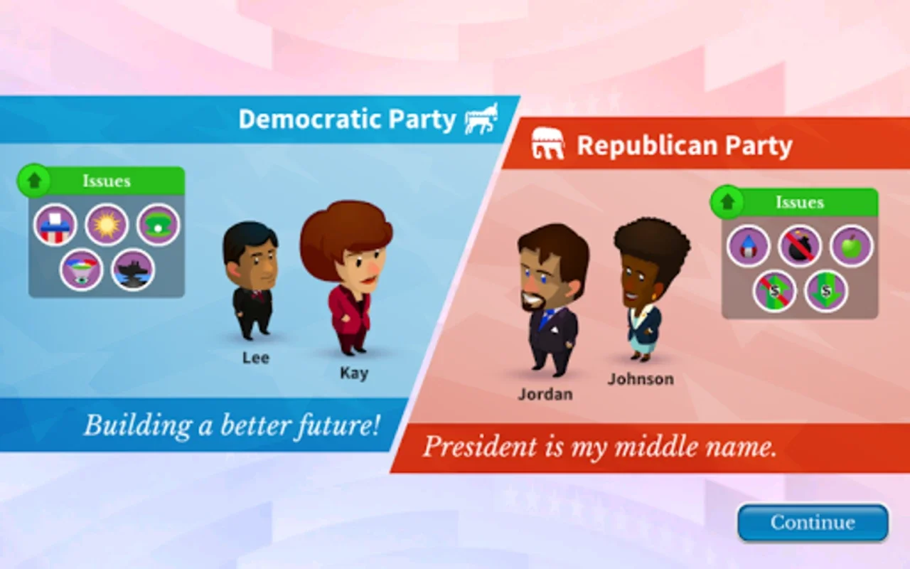 Win the White House for Android - Immersive Political Simulation