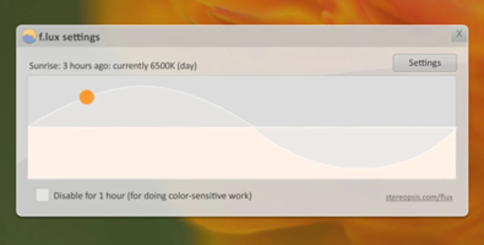 F.lux for Mac: Adjust Screen Color to Daytime - Free Download