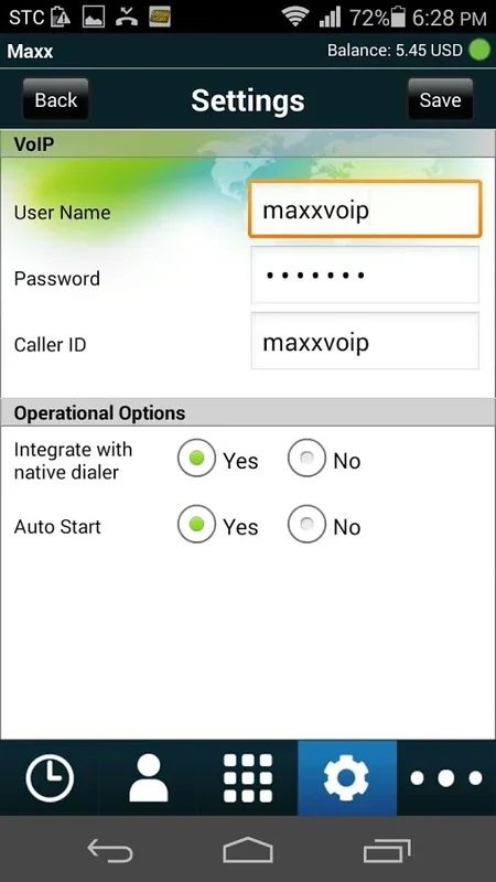 Maxx VoIP for Android - Make Free Calls Easily