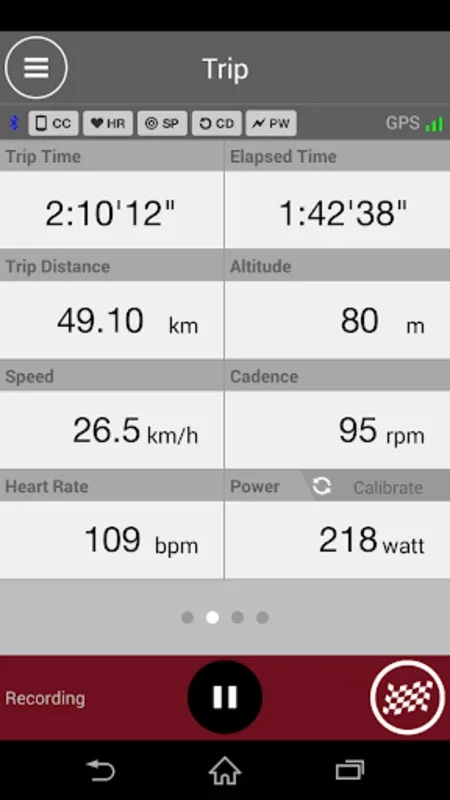 Cycling for Android: Advanced Ride Tracking