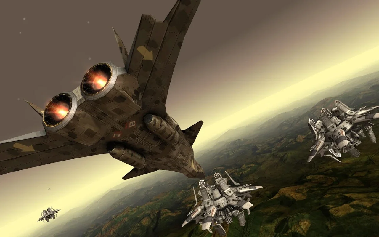 Fractal Combat X for Android - Thrilling Flight Combat