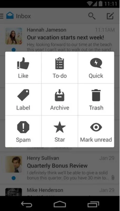 Boxer for Android - Manage All Your Email Accounts