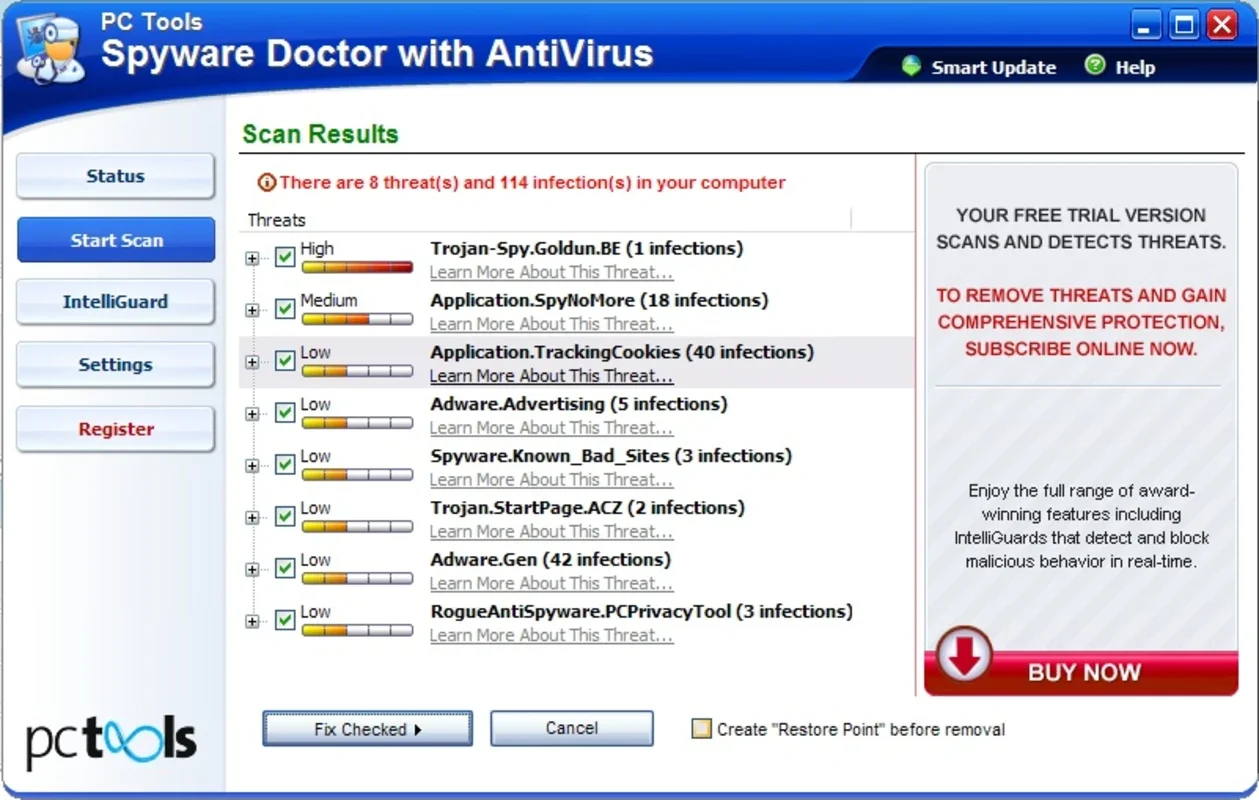 Spyware Doctor + Antivirus for Windows: Comprehensive Protection