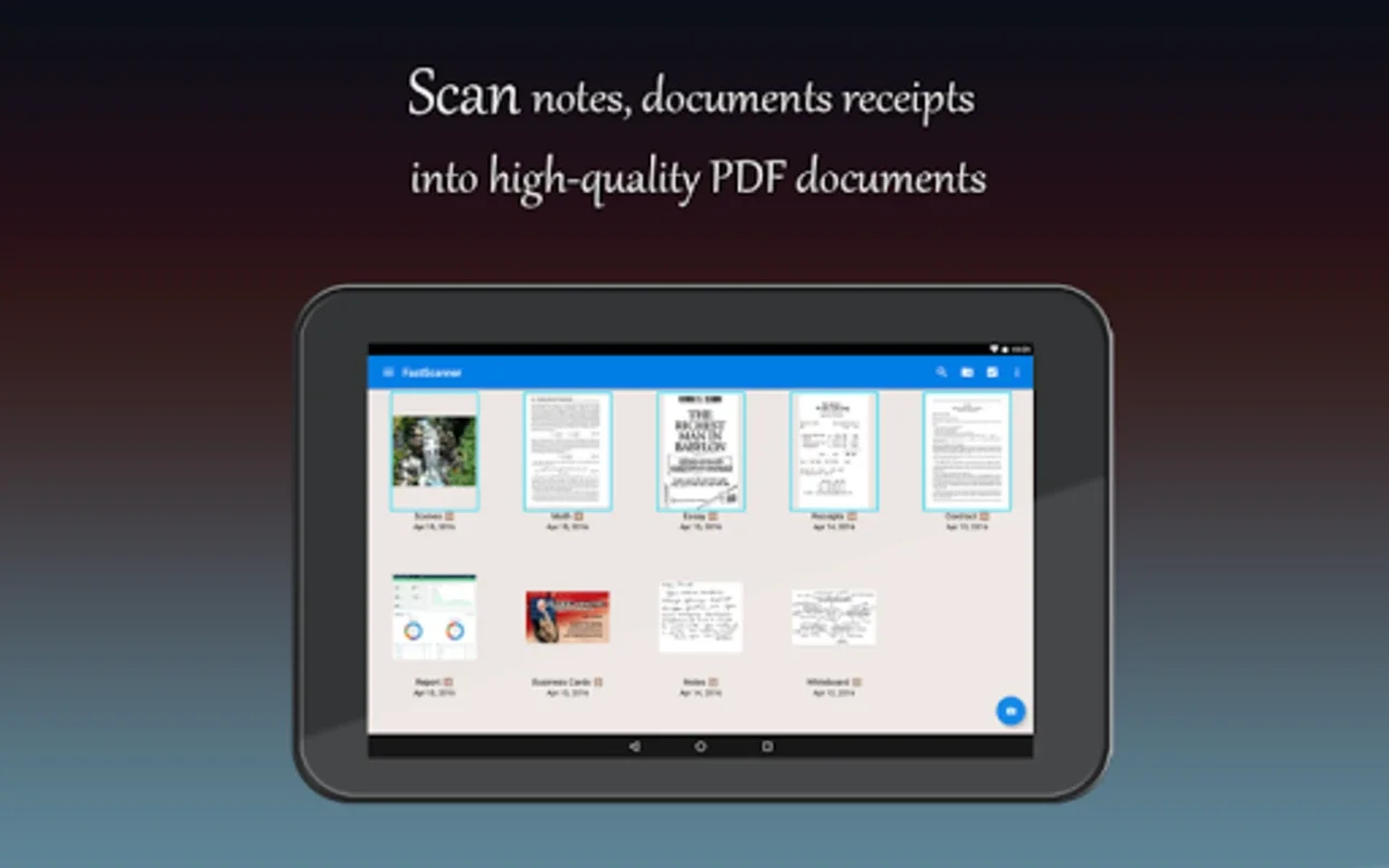 Fast Scanner for Android: Efficient Document Scanning