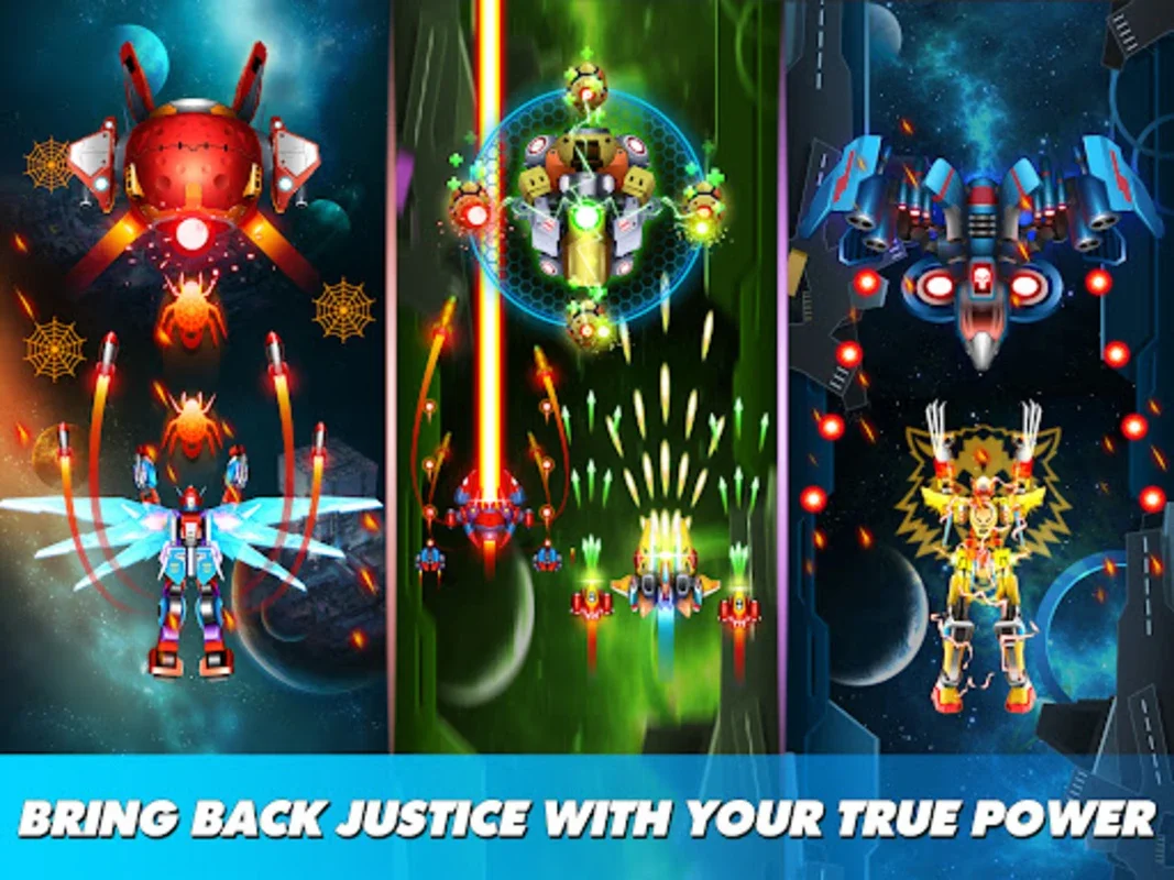 Thunder Fighter Superhero for Android - Unrivaled Space Combat