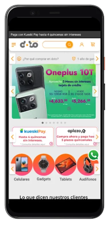 doto.com.mx for Android - Exclusive Electronics Shopping