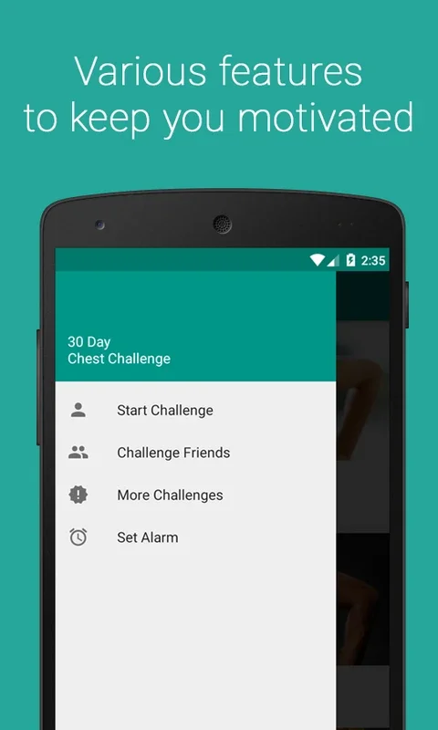 30 Day Chest Challenge for Android: Build Stronger Chest