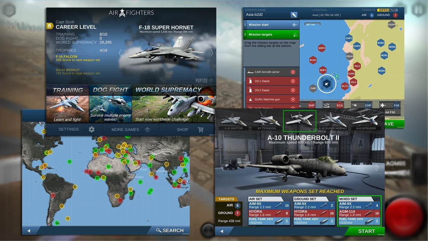 AirFighters for Android - Immerse Yourself in Aeronautical Simulations