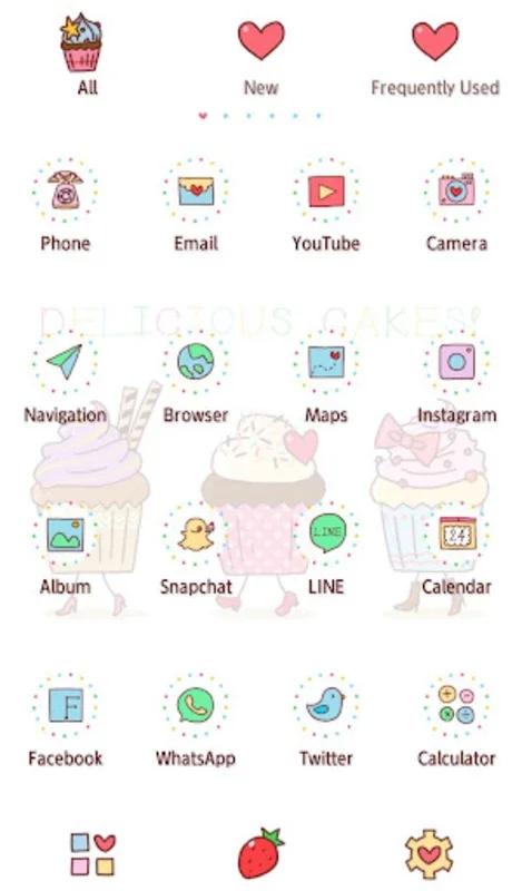 Funny Cupcakes Theme for Android - Download the APK from AppHuts