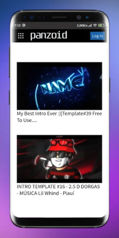 Panzoid - Intro Maker for Android: Create Engaging Intros