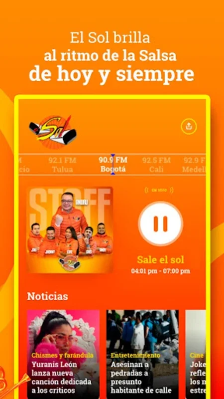 El Sol Oficial for Android - Immerse in Salsa Music