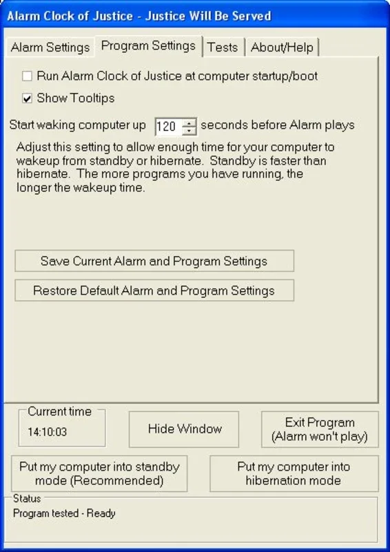 Alarm Clock of Justice for Windows - Free Download from AppHuts