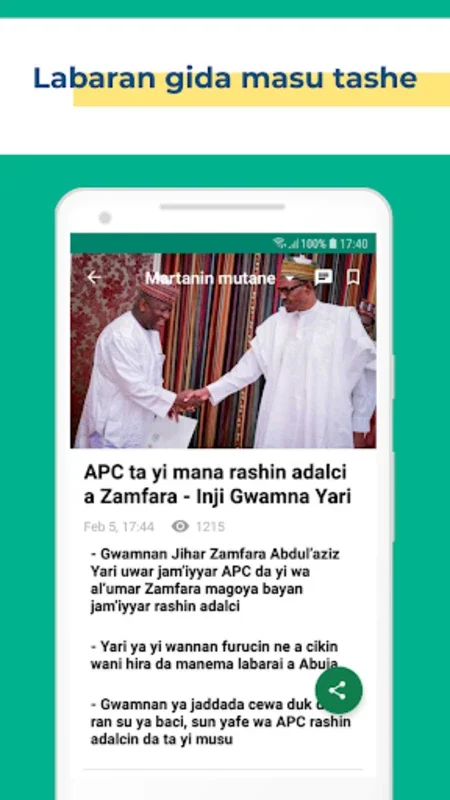 Labaran Najeriya HAUSA: Legit for Android - Stay Informed