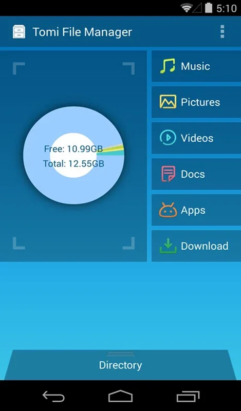 Tomi File Manager for Android - Manage Files Easily